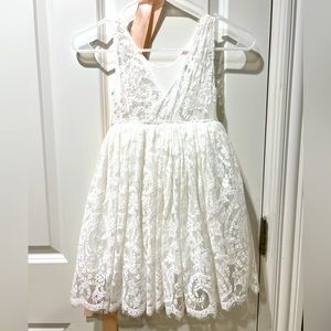 Adorable white lace dress from Etsy EUC small